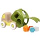 Chicco- Gioco Camioncino del Riciclo Eco+, Camion Forme e Incastri 2in1 in Plastica Riciclata e Legno, Sviluppa Coordinazione Motoria dei Bambini, 10-36 Mesi, Multicolore, 11158000000